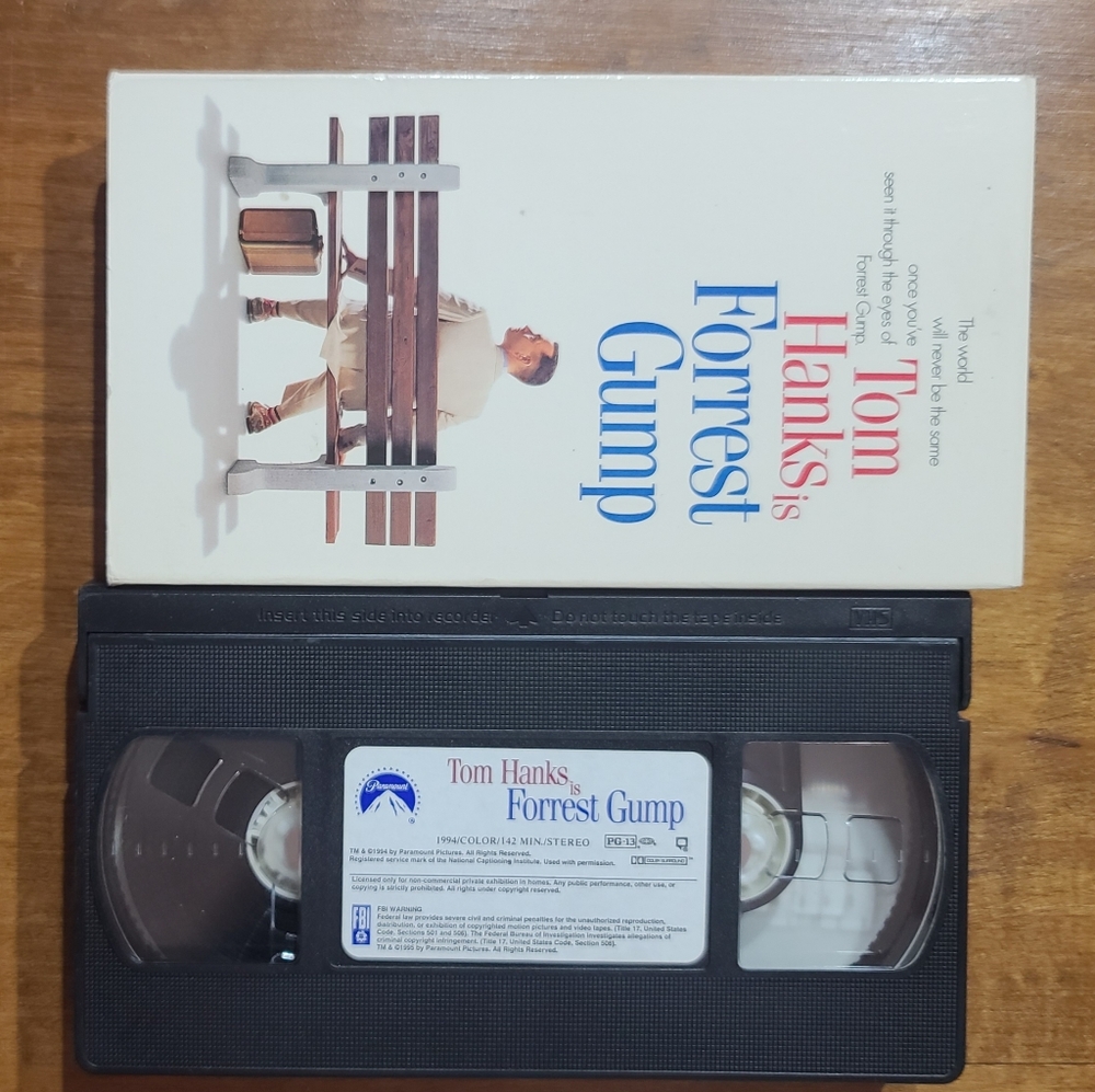 Forrest Gump vhs Tom Hanks